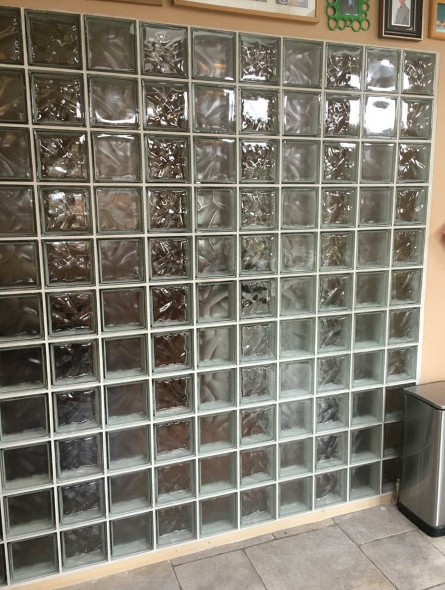 GlassBlockCo's tweet photo. Kids play room blocked off keeping the light. Mix of blocks. 👍

#glassblocks #glassblockco https://t.co/pSh9PnrLpv