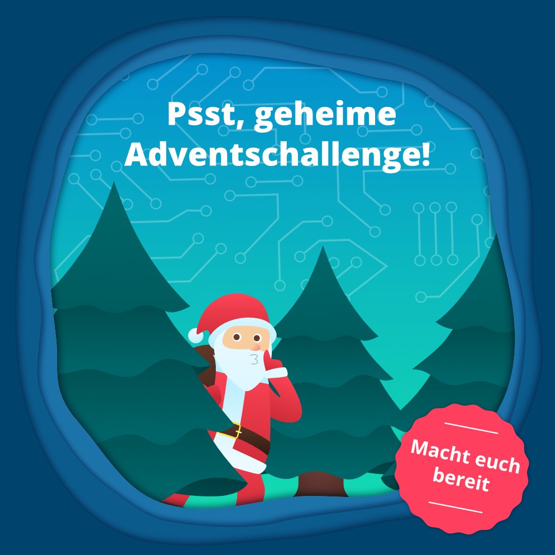 🌟 Macht euch bereit! 🌟 Nächstes Wochenende beginnt die Adventszeit und damit auch unsere diesjährige Adventschallenge! Die Aufgabe wird nächsten Sonntag, am 1. Advent, gelüftet. 🕯
#bwki #artificialintelligence #challenge #advent #coding