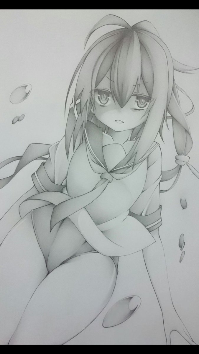 なんの前触れも無く昔描いたアナログイラストをいきなり上げときます✨ 