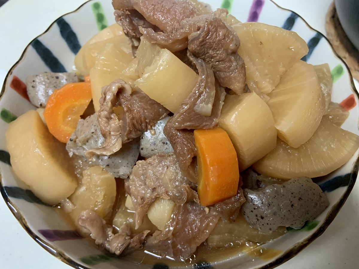もんじ 彩木咲良 たこ虹 ホットクックで牛すじ大根を作ってみた レシピは牛すじの煮込みをアレンジ 鬼うま T Co Jvttssuuu0 Twitter