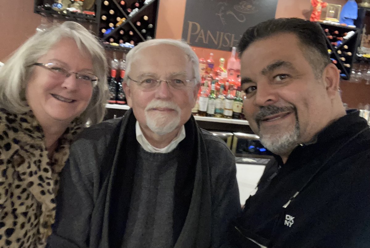 Duncan4FC's tweet photo. Saturday night dinner with Les at Esmat’s Panjshir restaurant, in The City’s Southgate center. Always a fine dining experience. #livelocalfc https://t.co/tAvJpbGT56