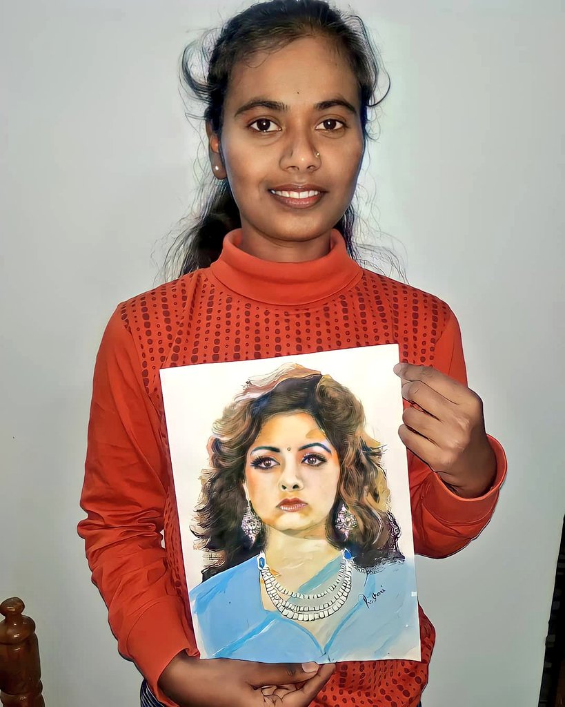 painting with poster colour of shri devi @JanhviKaapoor @Bollyhungama @Bollyhungama @ETCBollywood @bollywood_life @Oldfirmfacts1 #oldfilms #90sactress #bollywoodactress #bollywoodactresses #hindifilms #filmy #paintings #painting #shreedevikapoor #shreedevi #JanviKapoor #art