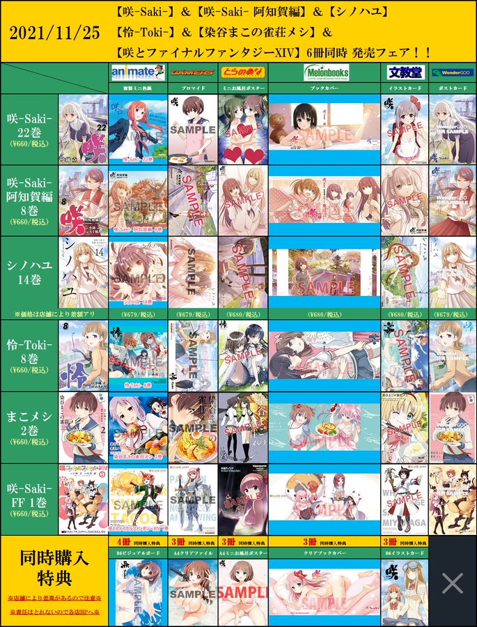 咲 Saki の23巻の発売日はいつ 表紙やアニメイト ゲーマーズ メロンの特典は あらすじや感想 ネタバレ注意 マンガアニメをオタクが語る