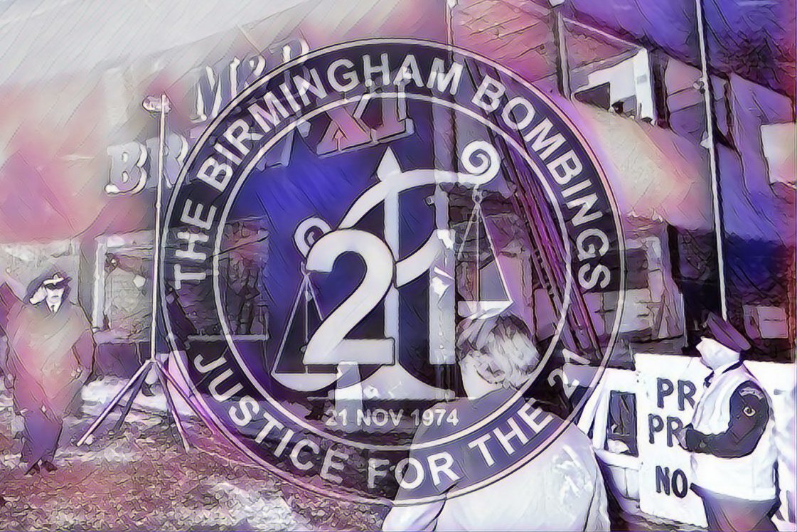 47yrs on we remember the 21 innocent people that were murdered by cowards in the #BirminghamPubBombings 

It's time for the truth !! 

#J4T21