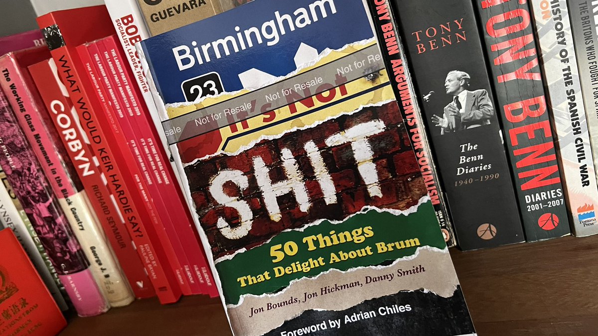 paradisecircus's tweet photo. Birmingham: It’s Not Shit - The Book 
50 Things That  Delight About Brum

Foreword by Adrian Chiles. Cover by @fokawolf 

Pre-order Now - out 6 Dec
https://t.co/lVqg020Uys https://t.co/W0LXVzhg8n