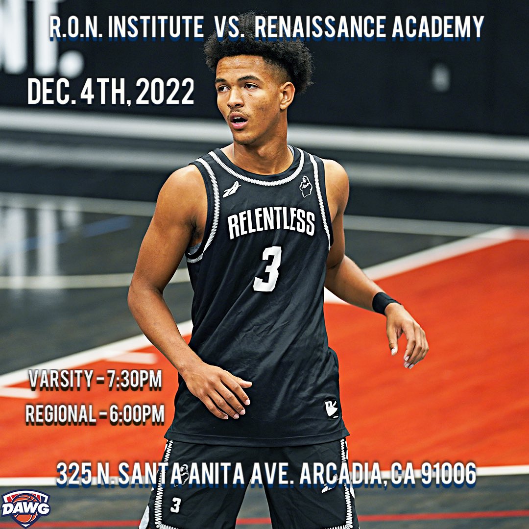 RonInstitute's tweet image. First Official Game In California 🚨‼️