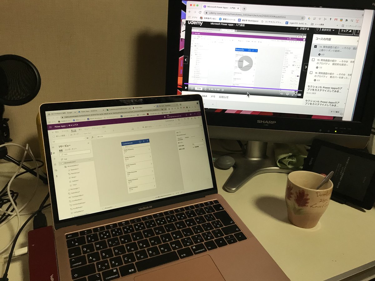 nonengineermie's tweet photo. 【マイクロソフトのノーコードツール】
普段はGooglewo使っていますが、本日はマイクロソフトの「PowerApps」を勉強中！

#IT
#Google
#GoogleWorkspace
#スプレッドシート
#excel
＃PowerApps
#マイクロソフト
#RPA
#働き方改革
#DX
#デジタルトランスインフォメーション https://t.co/IlyQMjoHxC