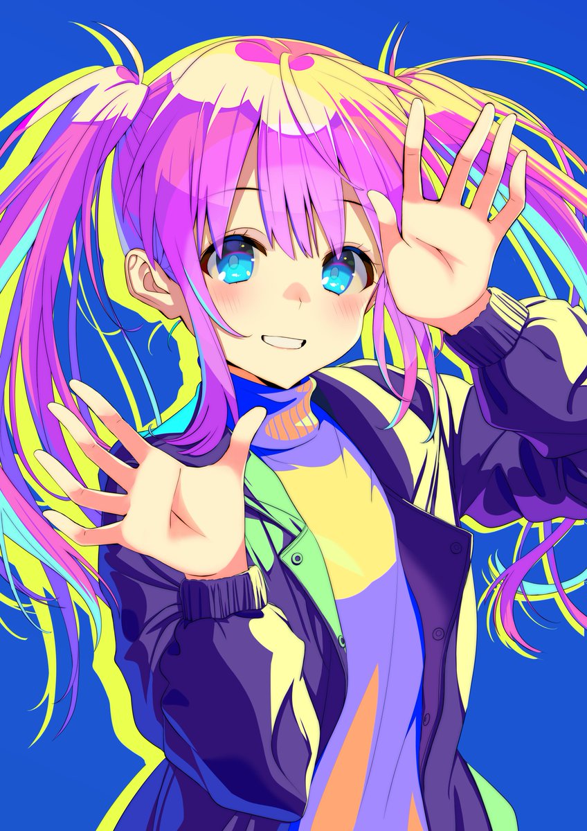 「「Vivid smile」
#私の絵柄が性癖に刺さる人に届いて欲しい
#オリジナ」|のののイラスト