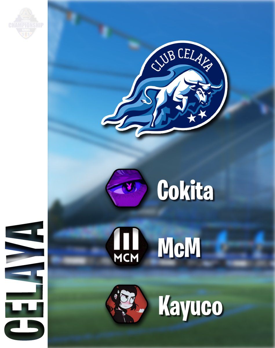SCS_Oficial's tweet photo. Equipo No.24 
Representando al "Celaya" conformado por: @CokitaRL @mcm__16 y @Kayuco_
Suerte en el torneo y den lo mejor de ustedes 🚀✨ https://t.co/NErCBhg7if