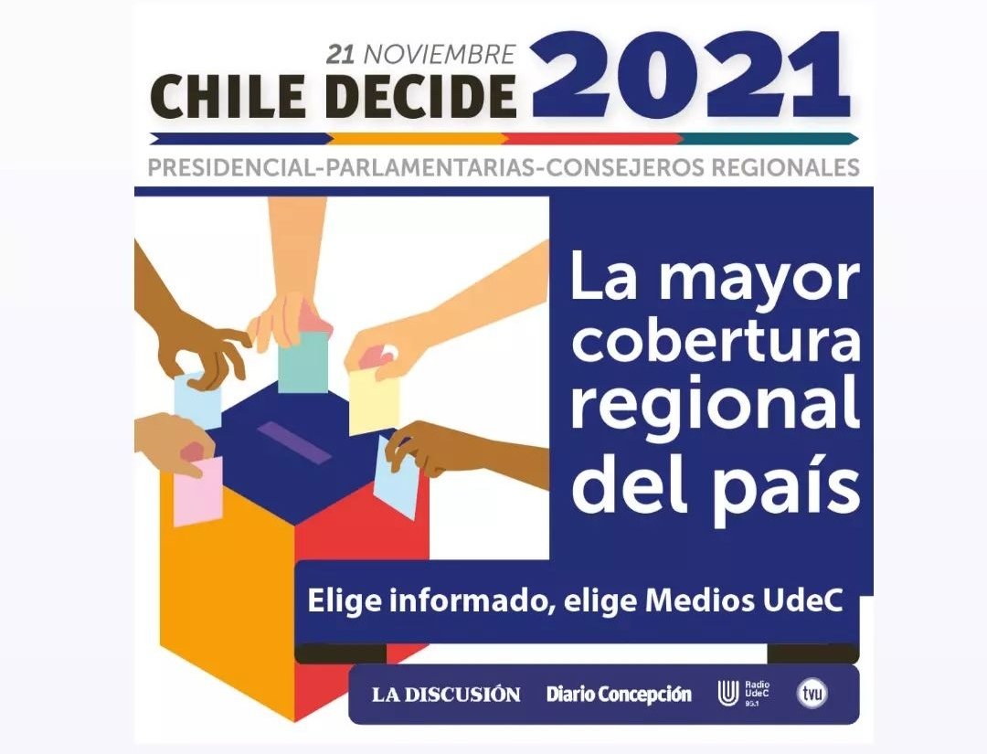 RadioUdeC's tweet photo. #ChileDecidexMediosUdeC 🇨🇱 

¡Llegó el día 🗳!

@RadioUdeC 📻 junto a @TVU_television 📺, @DiarioConce 📰 y @ladiscusioncl 📻 📰 te acompañan con una completa cobertura durante esta jornada histórica

Infórmate a través de los #MediosUdeC https://t.co/vUsBJkp1H9