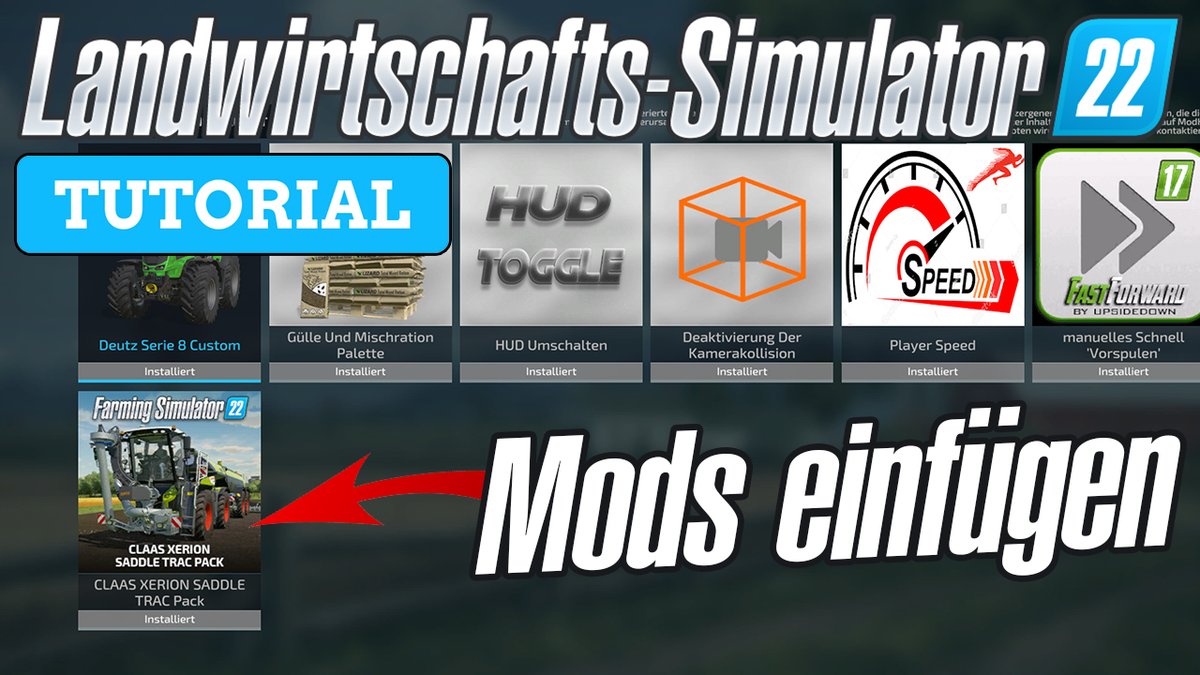 LS22 Mods einfügen - So fügst du Mods in den LS22 ein.

► Zum Video: youtu.be/O2LR3v5yKDU

#LS22 #FS22 #LandwirtschaftsSimultator22 #LS22News #FarmingSimulator22 #FarmingSimulator