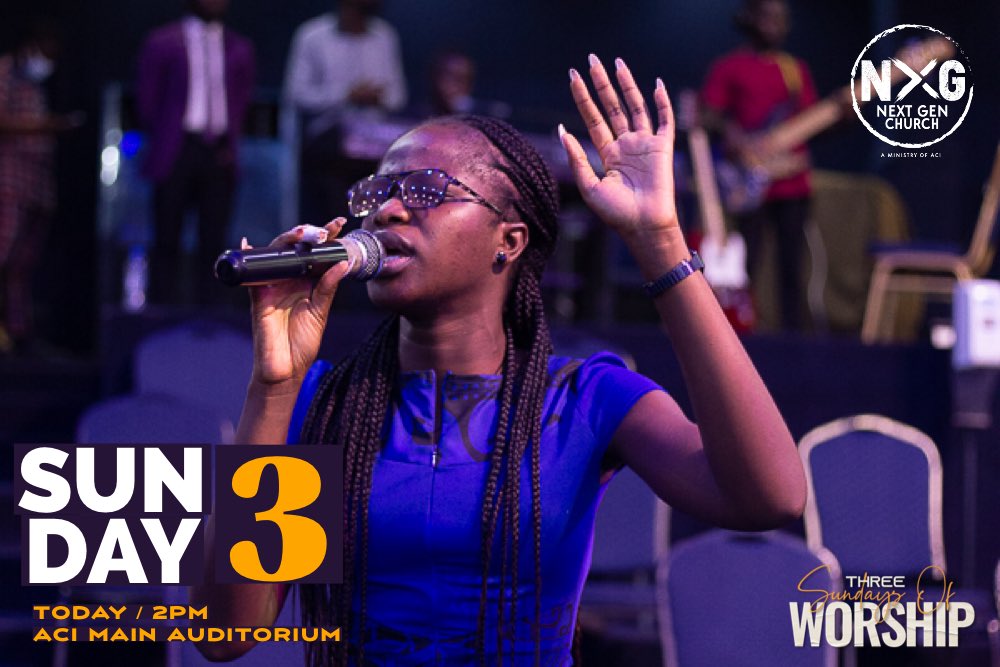 churchwithnxg's tweet photo. 📍 ACI Prayer Cathedral, Main Auditorium
2pm is the meeting time
#3SundaysOfWorship
#SunDAY3 https://t.co/d3mbCKIgR0