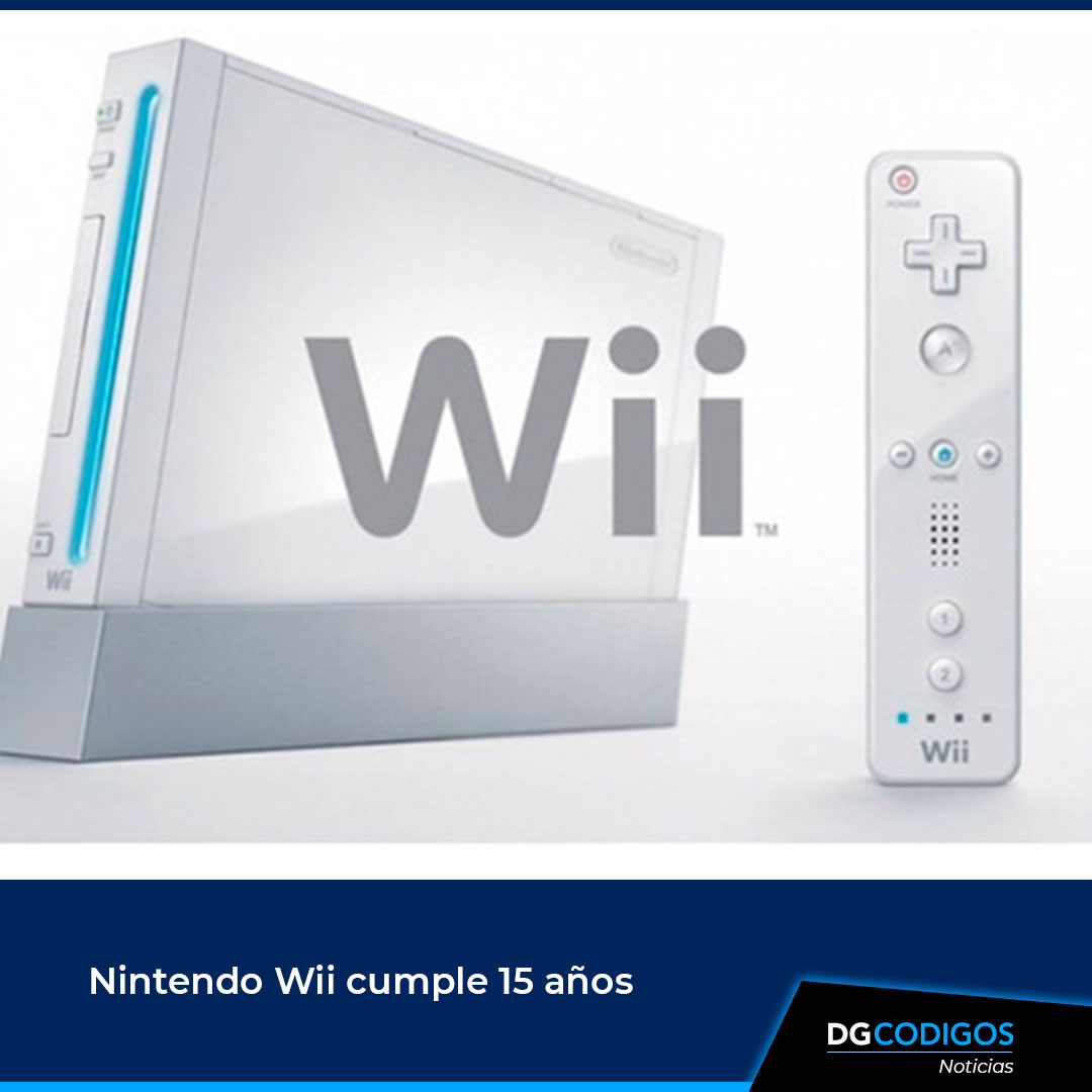 dgcodigos's tweet photo. Hoy esta de cumpleaños #Nintendo pues su consola "Nintendo Wii" fue lanzada un día como hoy ya hace 15 años
Felicitaciones
@NintendoAmerica
#Aniversario #Nintendo #Wii #NintendoWii #dgcodigos https://t.co/H5EeM2YR0m