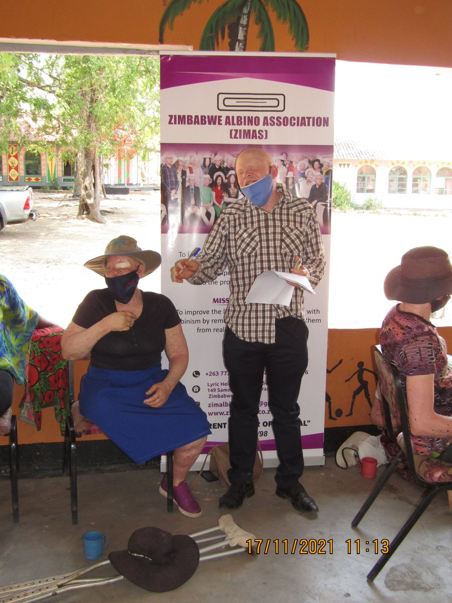 #Disability #albinism A binga woman participant narrating her ordeal during a discussion about different challenges faced by women with albinism in the society
