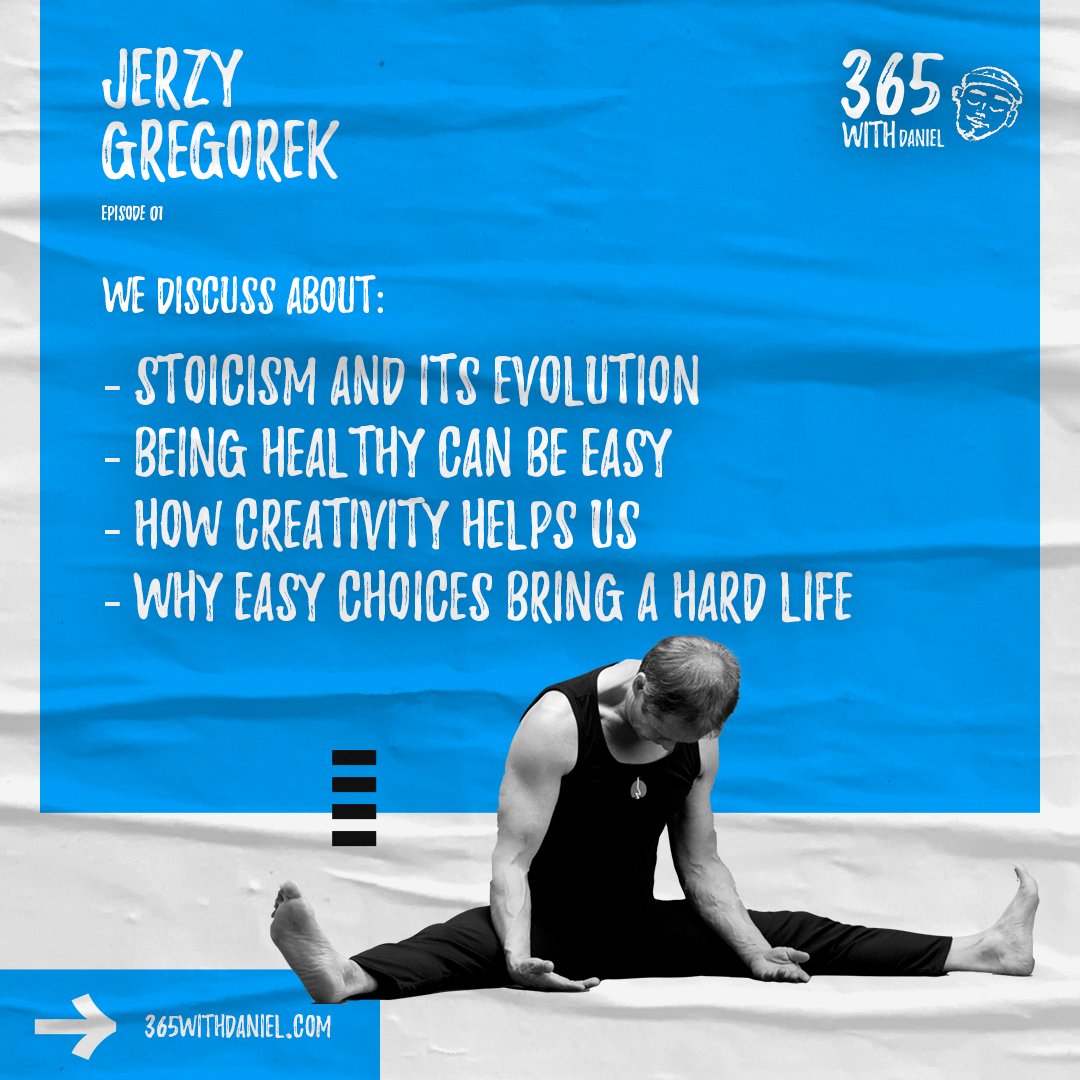 punct_daniel's tweet image. It was an amazing experience to have Jerzy Gregorek aka @TheHappyBody on the pod. 

This is the first episode from the new season and it hit me hard on some subjects. Enjoy!

Apple Podcast: apple.co/3HGXKI4
Spotify: spoti.fi/3FxhrAf
Youtube: bit.ly/3x8uGEi