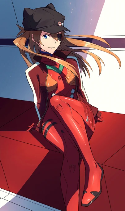 Qアスカ
#イラスト #エヴァンゲリオン 
#アスカ #Evangelion 