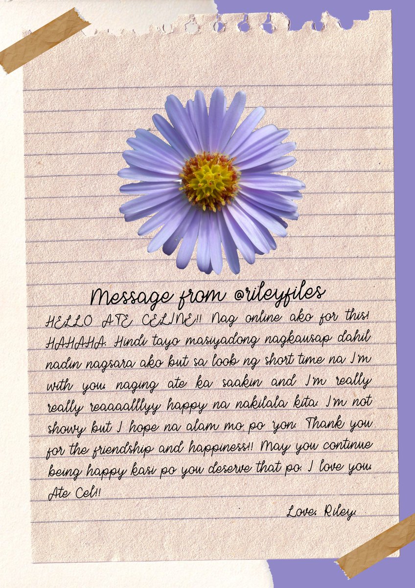 ⠀
         ⠀ ⠀ ⠀⠀⠀⠀⠀⠀ Aster.⠀ 

                   #20NaBulaklakParaKayCeline

⠀