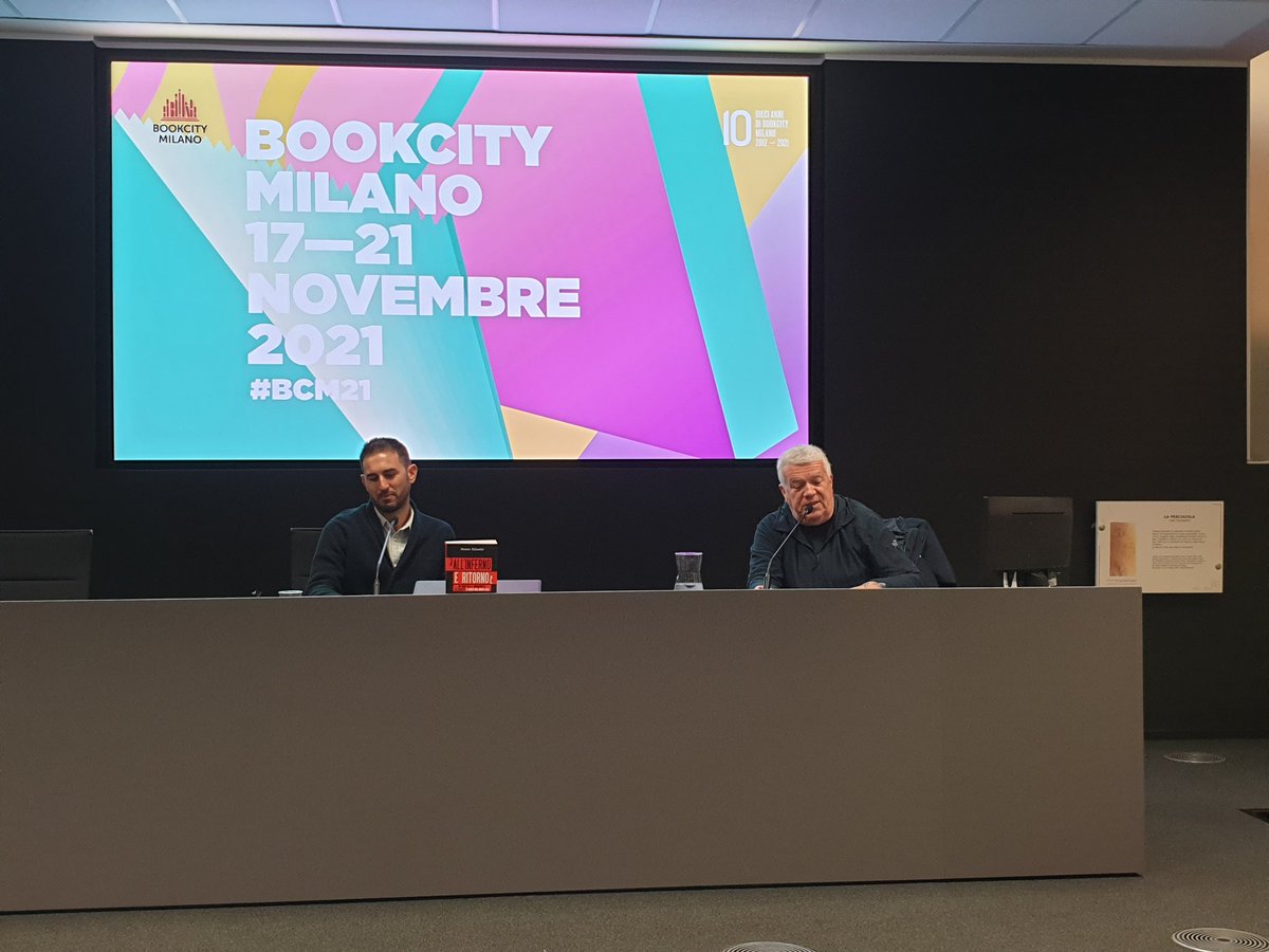Alla @BorsaItalianaIT è in corso la presentazione del libro "All'inferno e ritorno" di <a href="/MatZilocchi/">Matteo Zilocchi</a>, in dialogo con il giornalista Toni Mira.
<a href="/BOOKCITYMILANO/">BookCity Milano</a> 
#BCM21 #BookCityMilano 
#21novembre #editoria 
@libera_annclm <a href="/liberainfo/">Libera Informazione</a>