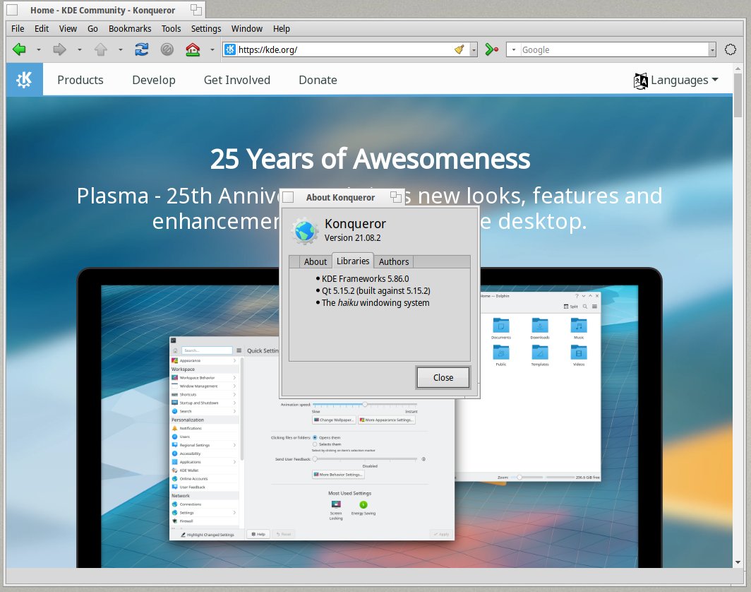 threedeyes's tweet photo. @win8linux @haikuOS @kdecommunity Konqueror for @haikuOS https://t.co/D7TB9u40mG