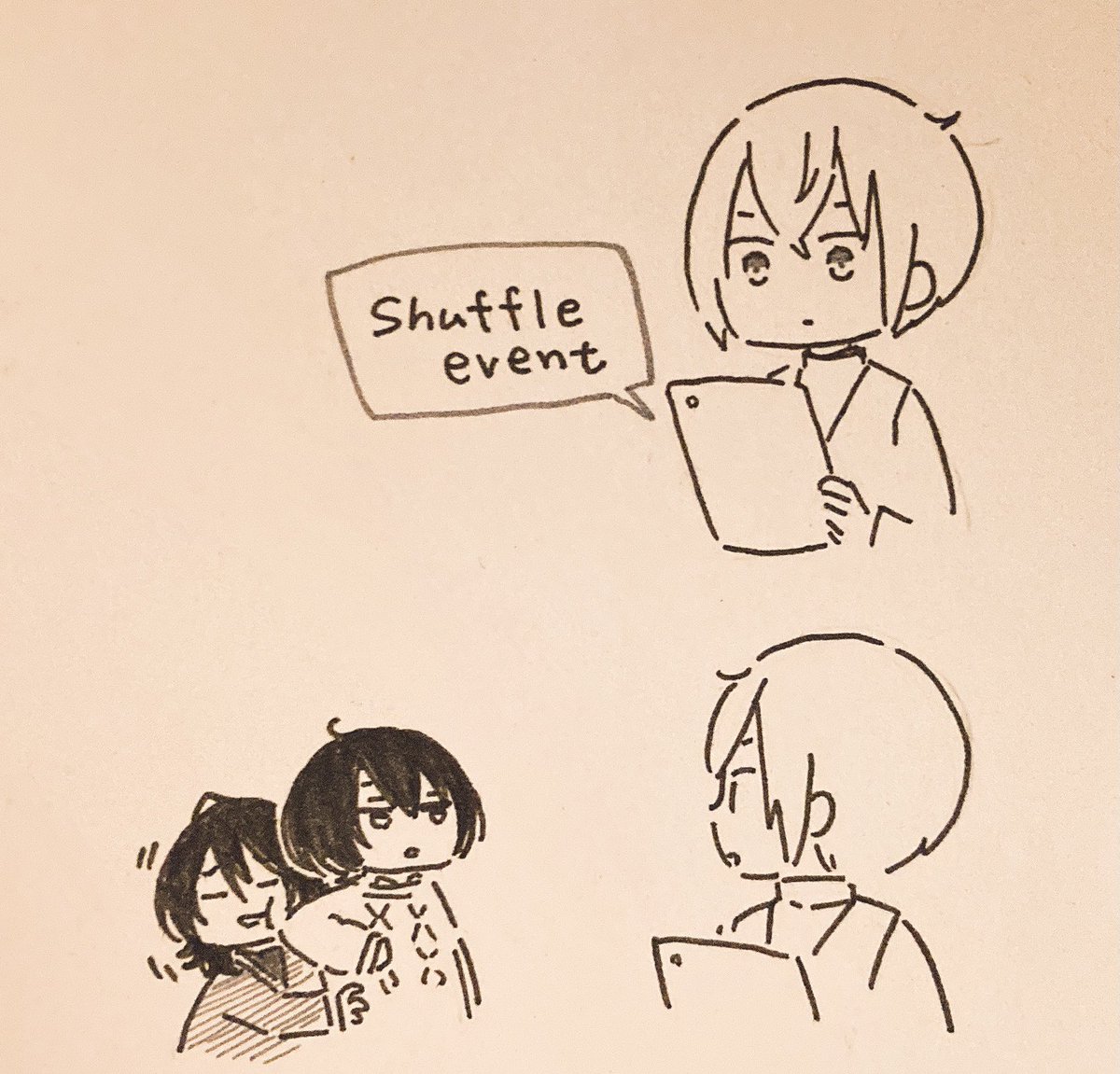 shuffle event.............. 
