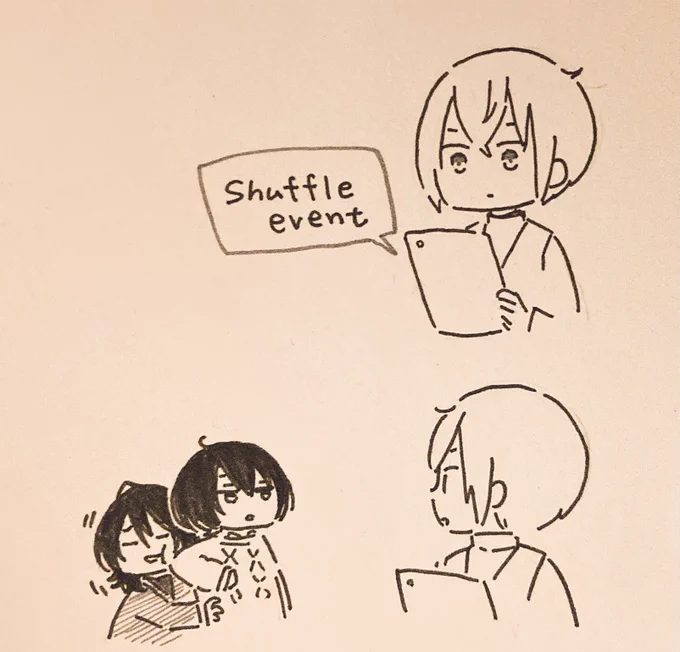 shuffle event.............. 