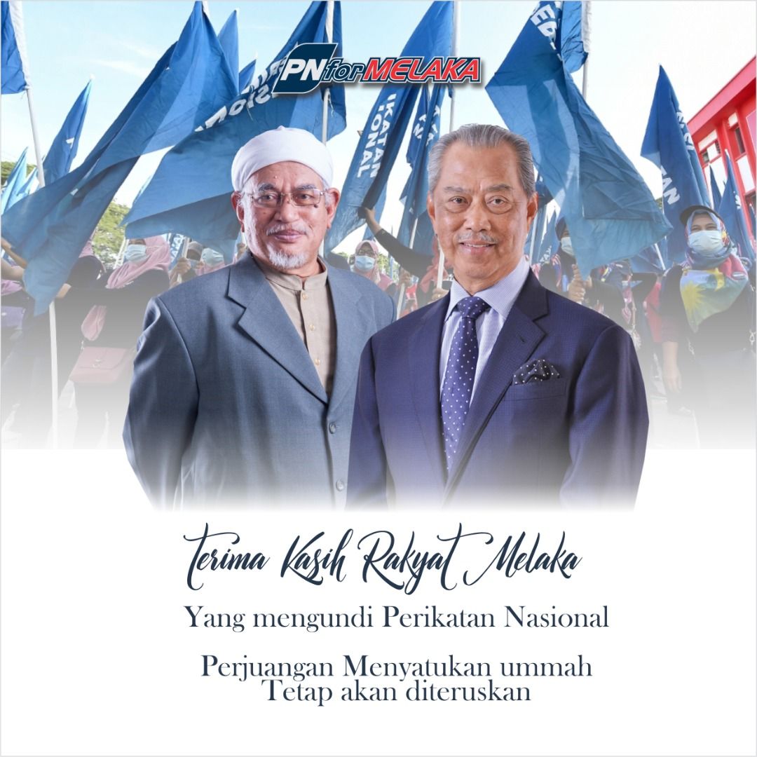 PNForMelaka's tweet photo. Terima Kasih pengundi Melaka..

Semoga kerajaan yang di pilih akan dengar suara rakyat..harap lepas ini tiada lagi kleptokrat..
Dah dapat mandat jangan pulak nak aniaya rakyat..
Jangan lupa janji untuk jaga rakyat..usah ada yang gatal lagi nak melompat..

#MelakaSayangAbah https://t.co/KFXl05c9Km