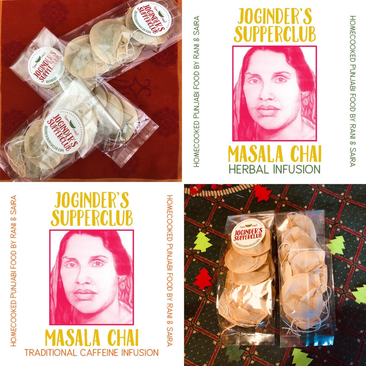 Joginder’s Supperclub Festive Foodie Gifts this year, from our kitchen in #TufnellPark 

⭐️ Chai Gift Sets

🎄Cook Your Own Curry Kits

⭐️Beetroot &amp; Cinnamon Festive Chutney

Last orders by 9pm 17th December 🎄

Rani &amp; Saira xx

Order here 👇🎄⭐️

jogindersupperclub.com/shop-at-jogind…