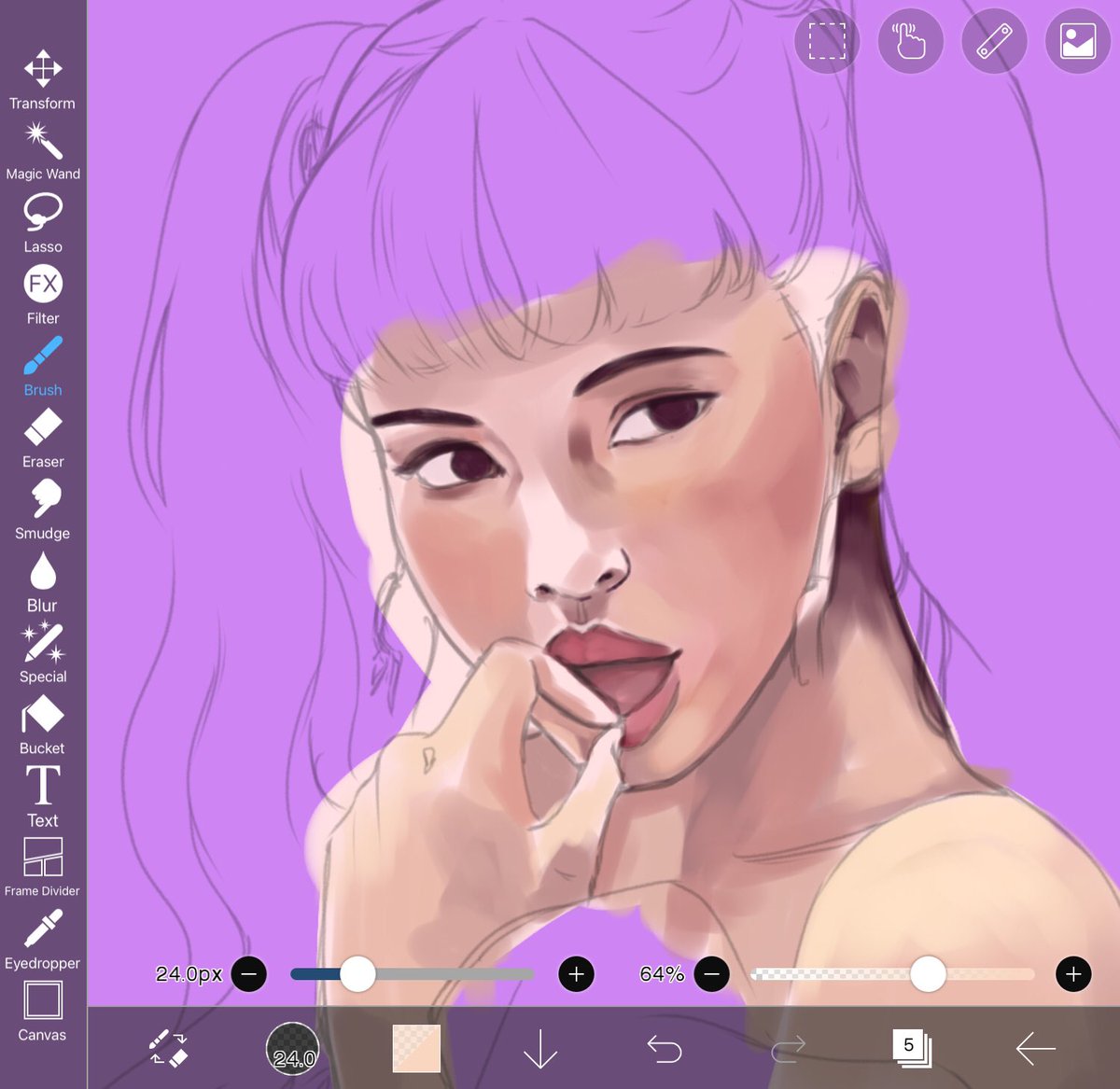 rainna_arts's tweet photo. I haven’t painted for a long while but I was finally able to make a wip. This is what I made so far ~ Melanie Martinez wip ^^ 

#wip #artph #digitalart https://t.co/JEI3XvNGfT