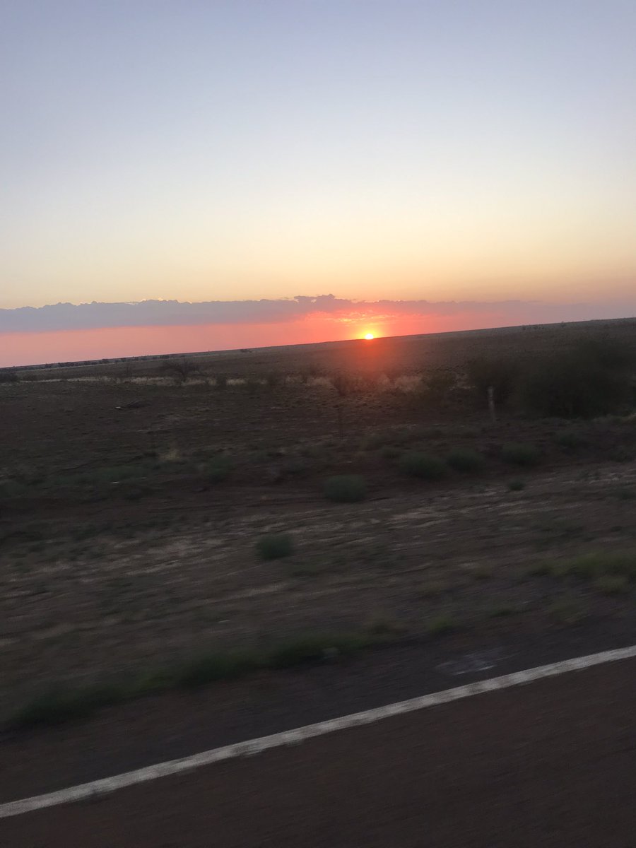 Get to see some awesome sunsets driving around this country. This one near Winton qld tonight.