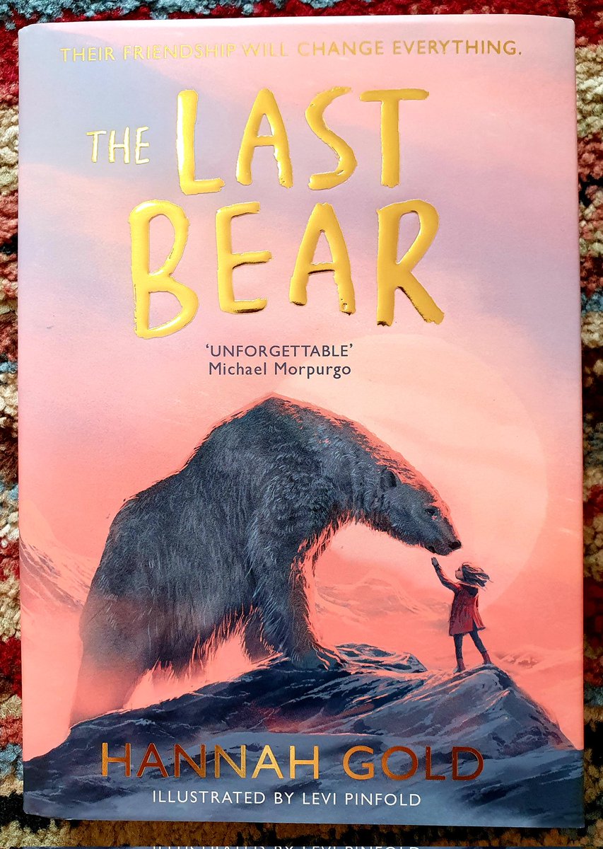 #TheLastBear by @HGold_author has just become one of my favourite books of the year. A mesmerising story, wonderfully written, about how humans are responsible for the sustainability life on Earth. Beautiful illustrations from #LeviPinfold only add to the atmosphere. Perfect.