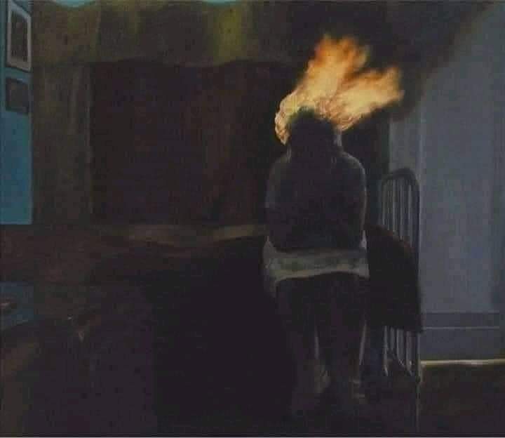 " لقد كنت أحترق، بينما أنت جئت تلومني على رائحة الرماد "