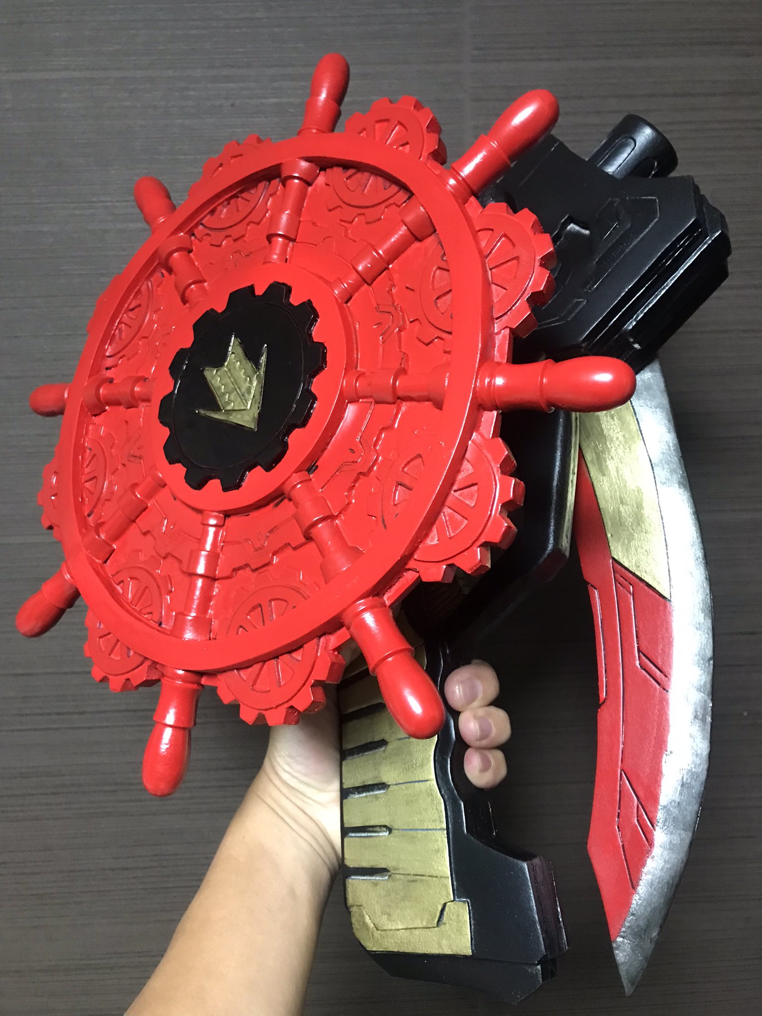 Ta26 タツロウ ギアダリンガー完成 関智ボイスは無いですが舵輪は回せる仕様です これでツーカイザー完全体 ギアダリンガー ツーカイザー T Co J9eakycosm Twitter