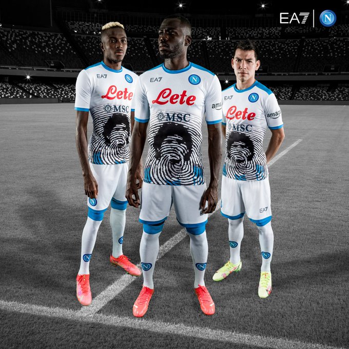 Official SSC Napoli on X: The limited edition Maradona Game shirt