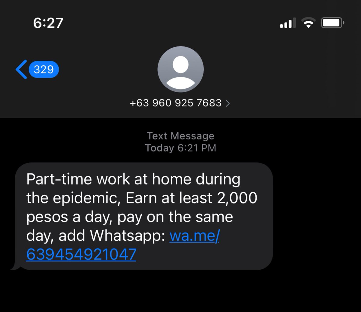 _gianwang_'s tweet image. Anyobody else receiving these 
scam/spam messages recently? Everyone in my circle has, really concerning tong data breach na to. nakakatakot na may hawak tong spammers/scammers sa personal info natin. 🤷🏻‍♂️