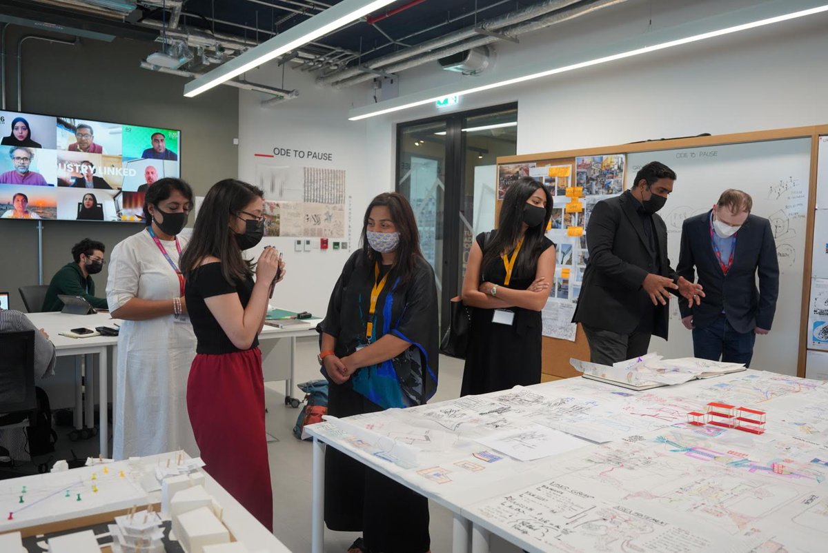 HWUDubai's tweet photo. Recently, the Architecture team at Heriot-Watt University Dubai Campus wrapped up an eventful week filled with engaging activities for the Dubai Design Week.
#HWUDubai #designweekdubai #odetopause #architecture https://t.co/iVQLQh90Em