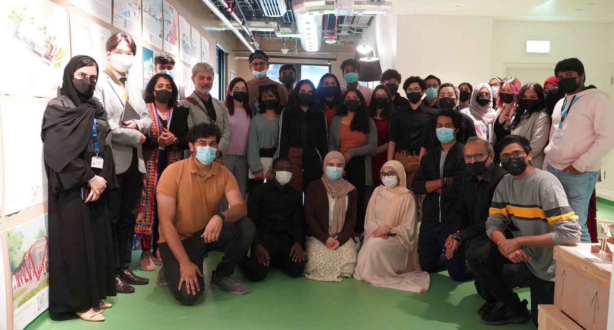 HWUDubai's tweet photo. Recently, the Architecture team at Heriot-Watt University Dubai Campus wrapped up an eventful week filled with engaging activities for the Dubai Design Week.
#HWUDubai #designweekdubai #odetopause #architecture https://t.co/iVQLQh90Em