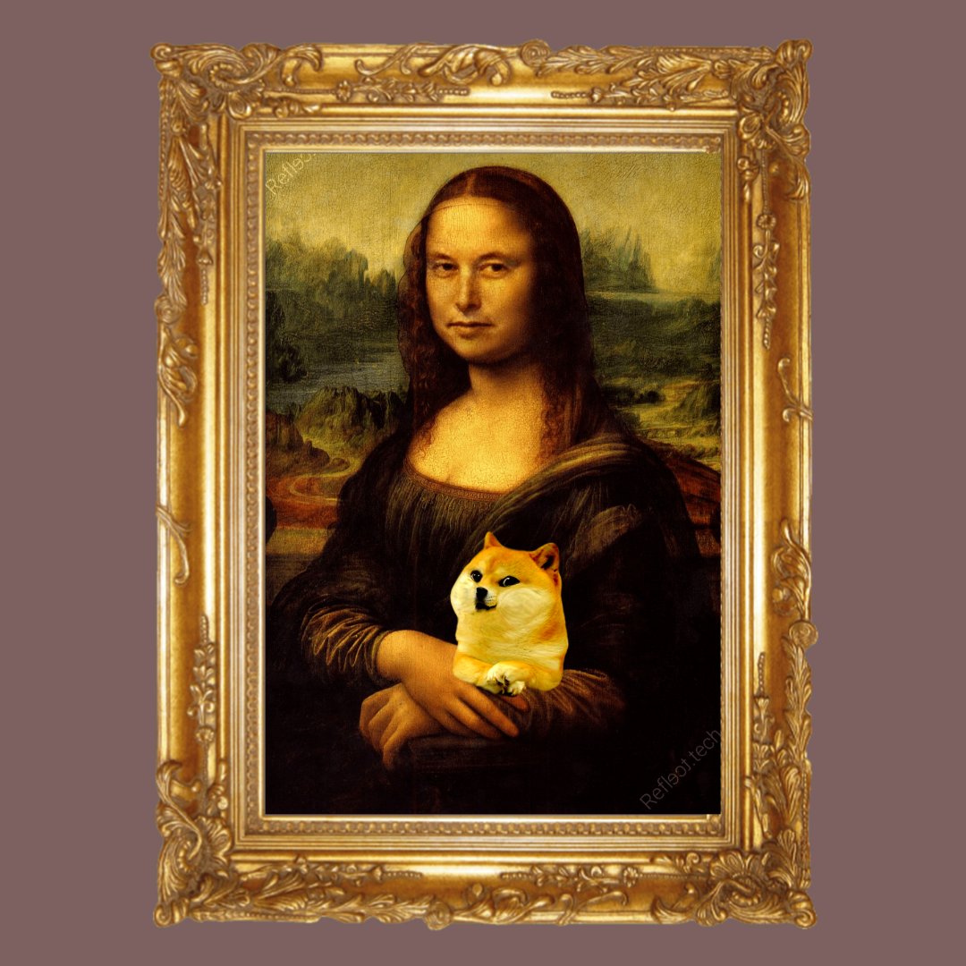 Check out this item on OpenSea  opensea.io/assets/matic/0… 

 <a href="/opensea/">OpenSea</a> <a href="/elonmusk/">Elon Musk</a> <a href="/cryptocomnft/">Crypto.com NFT</a> 

 #NFTs #monalisa #shibainu #Memes 

elon mona lisa with her little shiba NFT