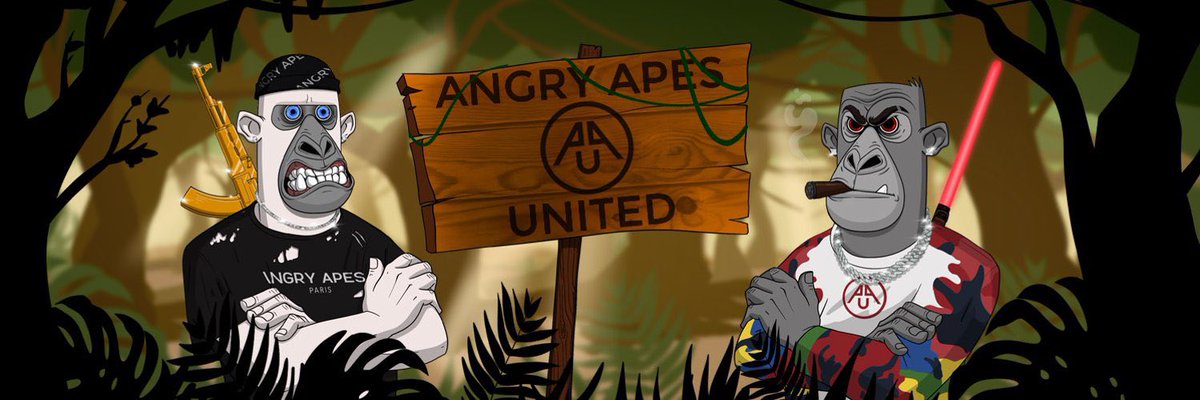 RETWEET IF YOU HODL ANGRY APES UNITED!

🦍🦍🦍🦍🦍🦍🦍🦍🦍🦍🦍
#AngryApesUnited #AAU #nft <a href="/angryapesunited/">Angry Apes United | NFT</a> 🔥🔥🔥