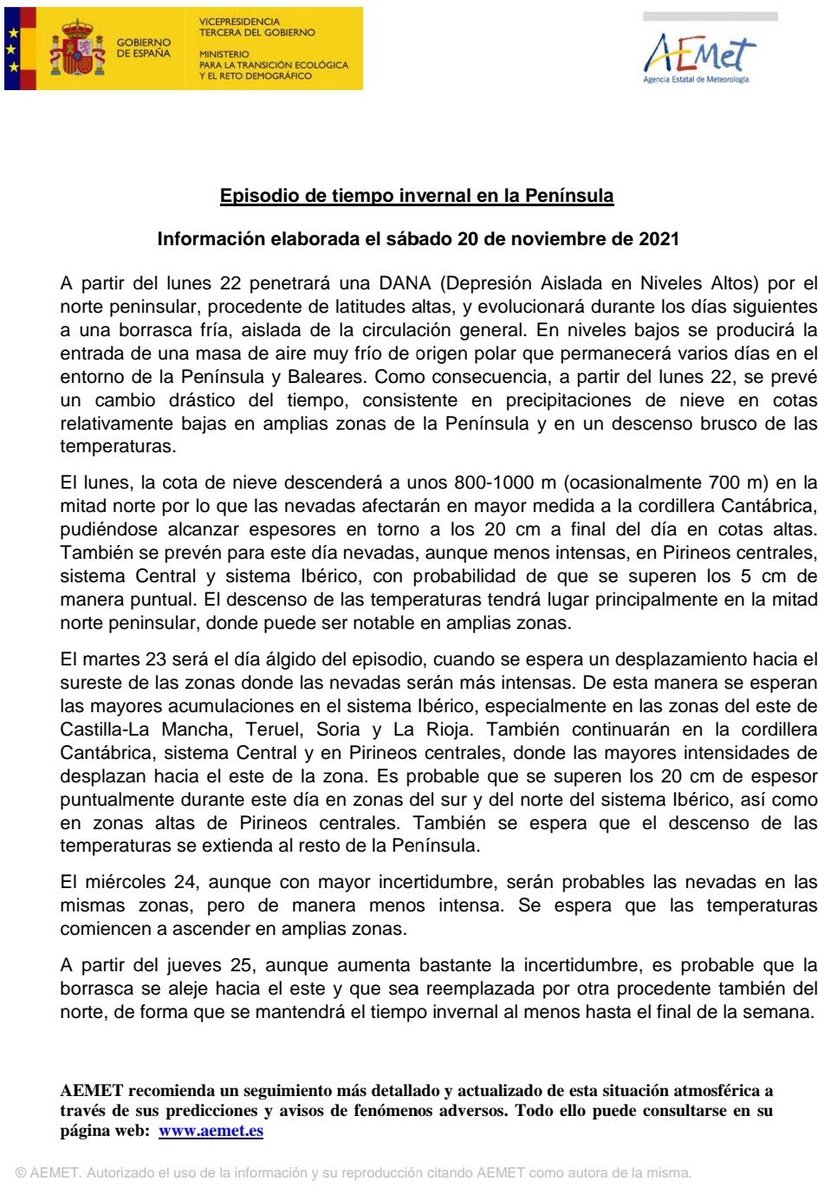 Buenos días #Meco!
‼️NOTA INFORMATIVA‼️
Se prevé un cambio drástico del tiempo debido a una nueva DANA.
Os dejamos información oficial sobre ello.