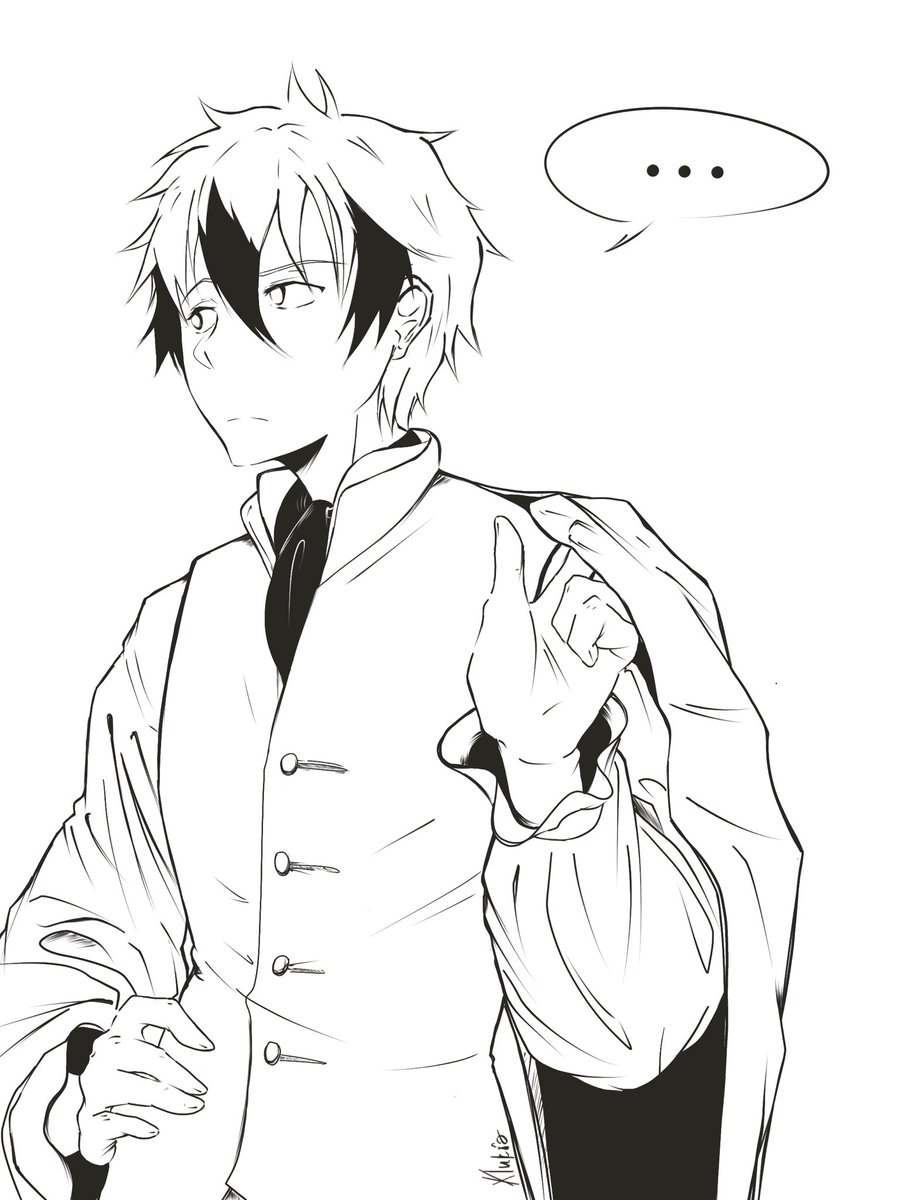 oi_DARY's tweet photo. if we look at his clothes in the chapter, this flashback takes place at the beginning of the 18th century

#servamp サーヴァンプ https://t.co/reOPgAX4up