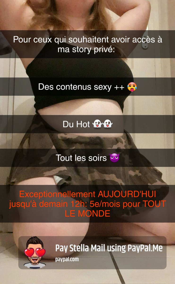 BabyStellaaaa's tweet photo. Ajoute-moi sur Snapchat ! Nom d'utilisateur : stellamail.vtc https://t.co/Wmya0ddQUY https://t.co/1gCcOGm5yU