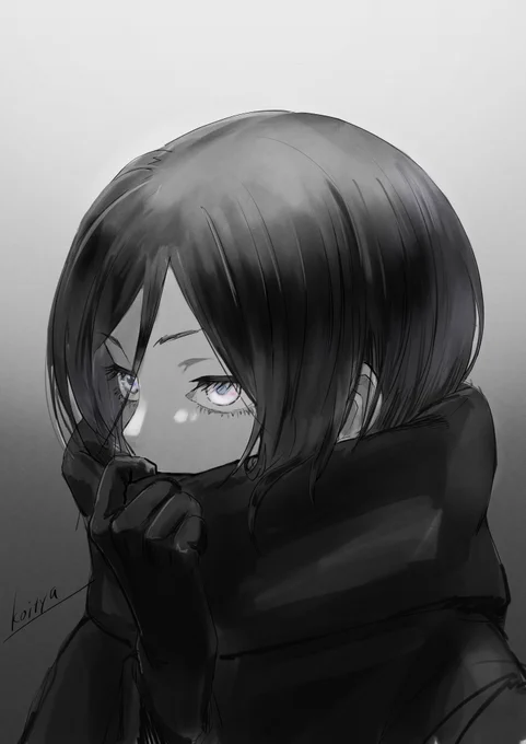 必殺仕事人的な闇組織の謎の暗さつ者的な薬研よくない?っていう絵 
