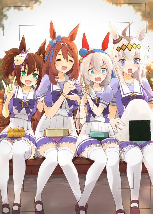 〜トレセン昼休み〜
「…いただきます」
「それどうやって持ってきたんや!」
「はい、あ〜んしてください〜」
「おっ写真撮るってよ!」
パシャッ
#ウマ娘 #オグリキャップ #タマモクロス #スーパークリーク #イナリワン 