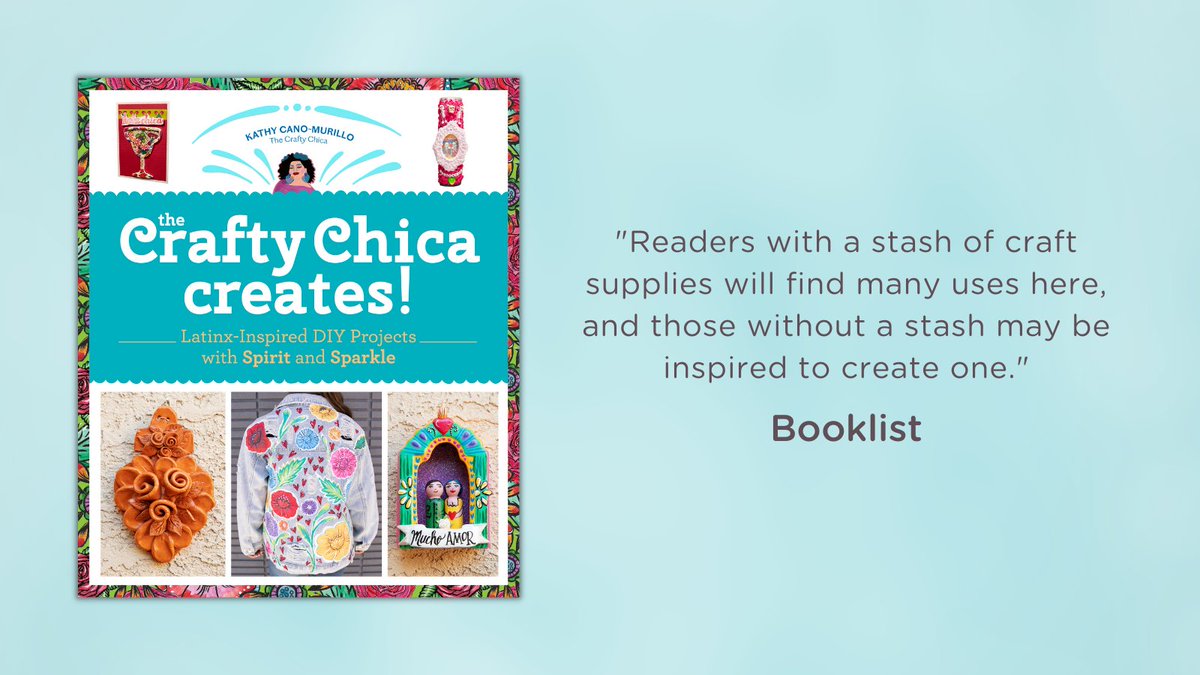 QuartoCreates's tweet photo. Get crafting this winter with The @CraftyChica Creates, recommended by the folks at @ALA_Booklist! Available to preorder wherever you buy books.

https://t.co/xw7Nryktsw

#craftychica #quarrybooks #crafting #crafts #diy #craftbook https://t.co/os9FvWSa8b