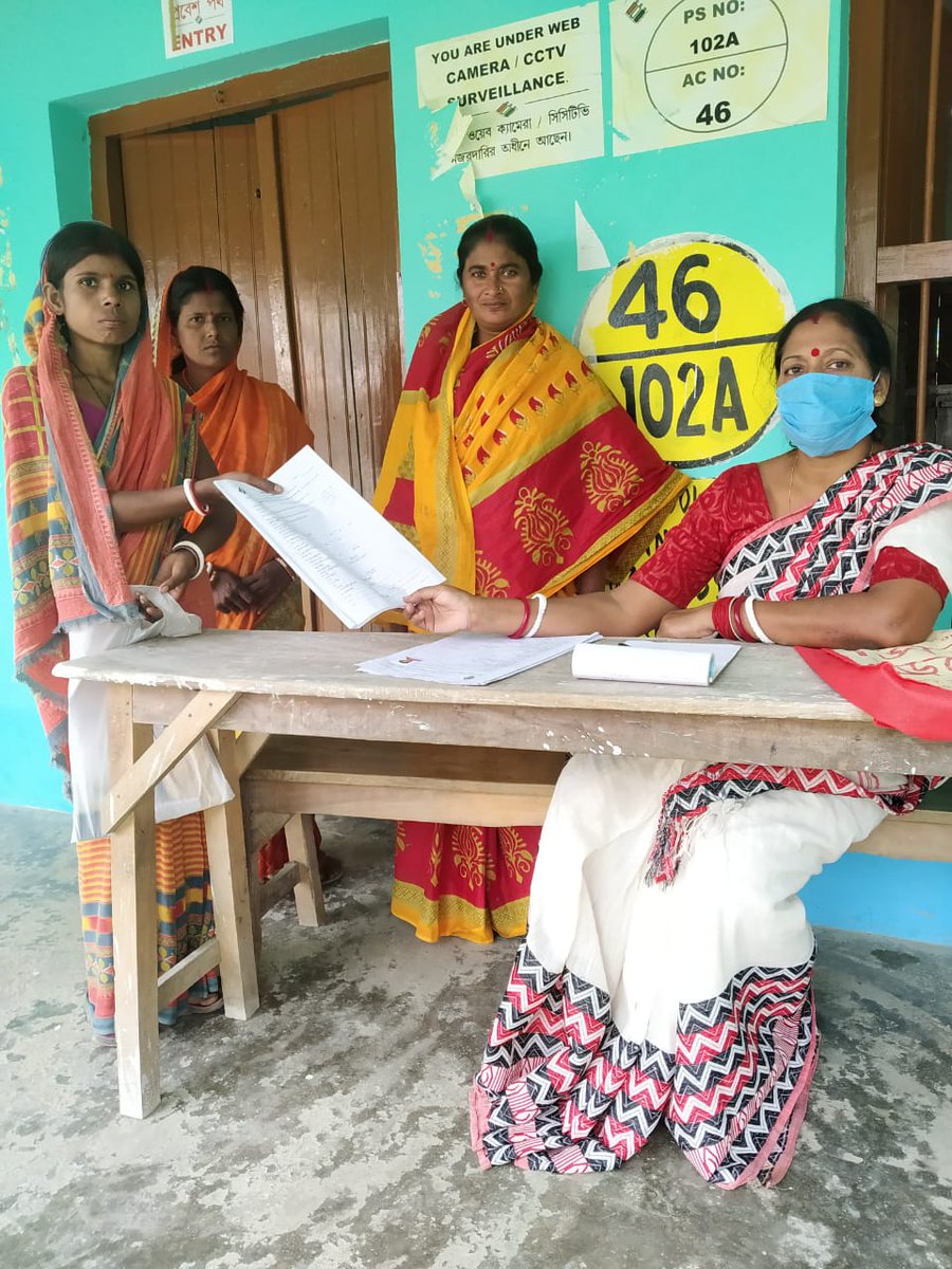 BDOHCPur2's tweet photo. Polling Stations visit on Special Campaign Day 21.11.2021 by ERO &amp; BDO at 46-Harishchandrapur assembly constituency of Mala District. #SRER2022 #Malda
@SpokespersonECI
@ECISVEEP
@rajivkumarec @CEOWestBengal https://t.co/cyyNeVKjiZ
