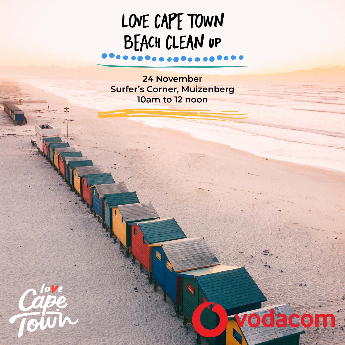 lovecapetown's tweet image. Join us for a beach clean up this Wednesday 24 November 10:00 to 12:00 at Surfer's Corner in Muizenberg! Share this with a friend and share the love for our beautiful Cape Town #lovecapetown - We look forward to seeing you there!