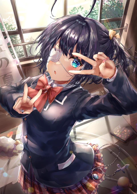 【邪王心眼は最強!!】 六花#中二病でも恋がしたい #小鳥遊六花#絵柄好みって人にフォローされたい #冬の創作クラスタフォロー祭り #絵描きさんと繋がりたい 