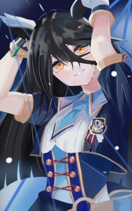 見たもん!ハニカム笑顔でうまぴょいしてるカフェみたもん!
#ウマ娘 #マンハッタンカフェ 