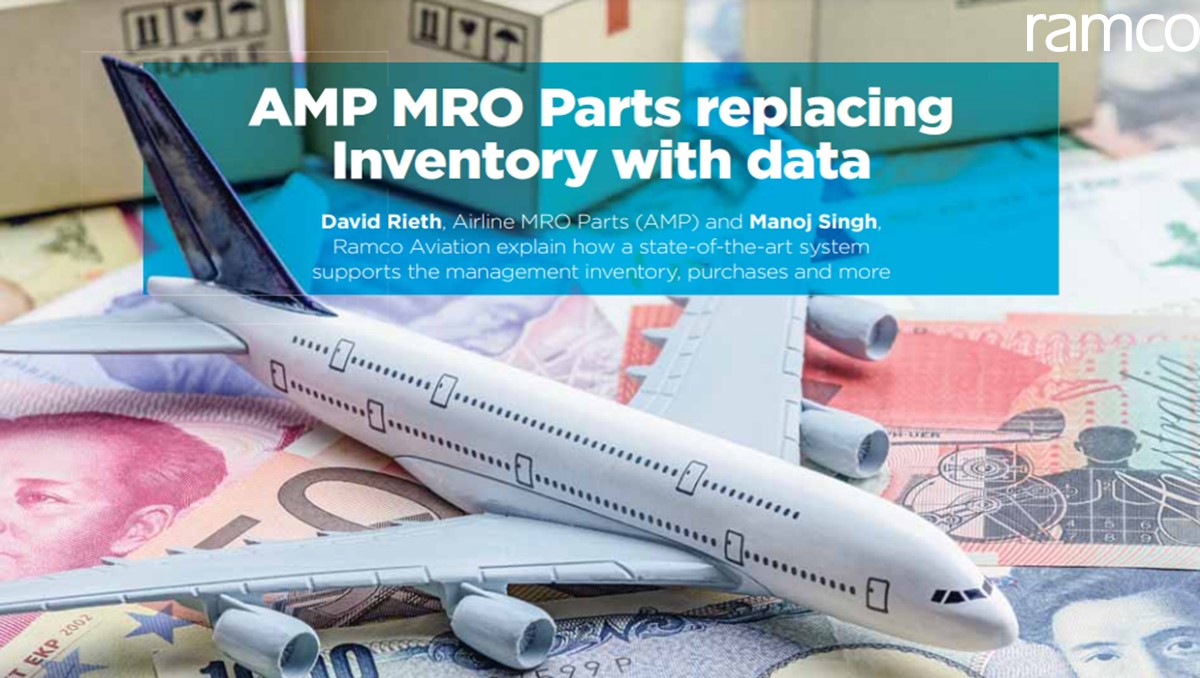 RamcoSystems's tweet photo. This detailed #casestudy, featured in @AircraftIT #MRO, discusses how AMP MRO Parts achieved #zeroinventory model with Ramco's state-of-the-art #Aviation Suite. Read now: https://t.co/05Xwpv4F4c https://t.co/0QPG22eyHd