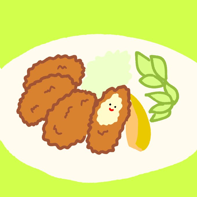 カキフライの日のtwitterイラスト検索結果